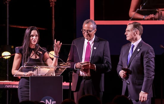 מימין: גרג קייס, אילן בק, יסמין קורן, צילום: יח״צ